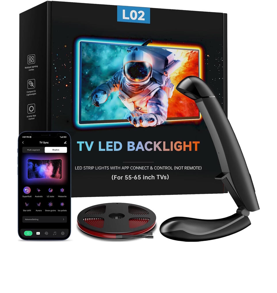 TV LED Backlight with Sensor Under $50 ➥