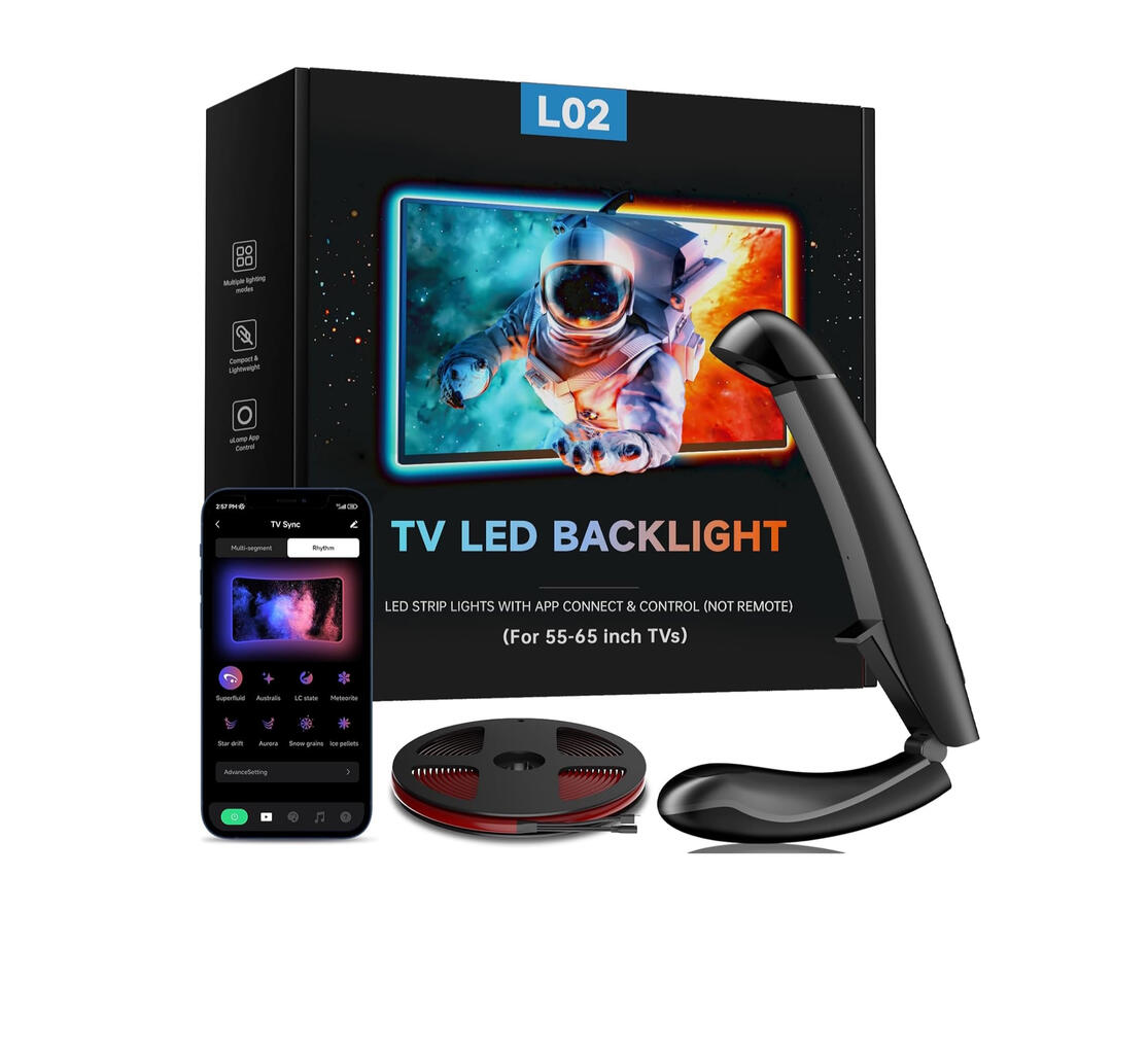 Ambient LED Strip Lights for TV Smart Sync Backlight ➥