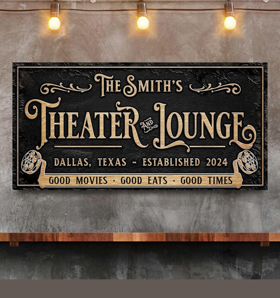 Personalized Theater Canvas Under $70 ➥